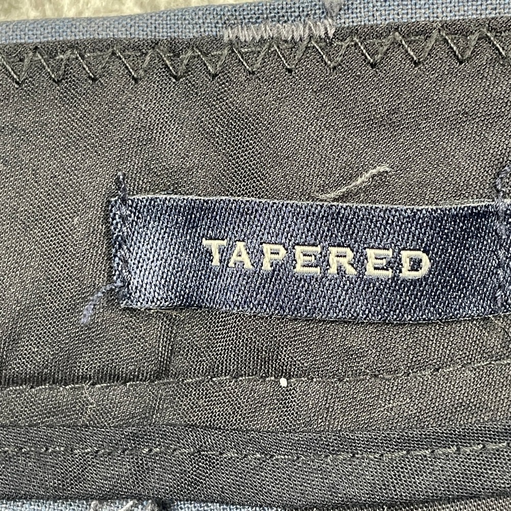 J.Crew Dress Pants Men 29x30 Blue Thompson Tapered Wool Blend Trousers - Picture 4 of 10